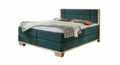 Boxspringbett "Salonetto" -Bettbezüge Verkäufe 2024 boxspringbett salonetto bezug petrol