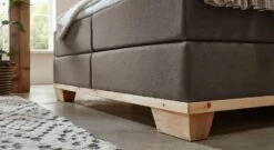Boxspringbett "Salonetto" -Bettbezüge Verkäufe 2024 boxspringbett salonetto fuesse zirbenholz