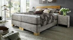 Boxspringbett "Salvatore" -Bettbezüge Verkäufe 2024 boxspringbett salvatore klassisch grau gr