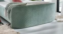 Boxspringbett "Selina" -Bettbezüge Verkäufe 2024 boxspringbett selina gerundet fussteil