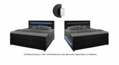 Boxspringbett "Shelford" -Bettbezüge Verkäufe 2024 boxspringbett shelford led beleuchtung grafik