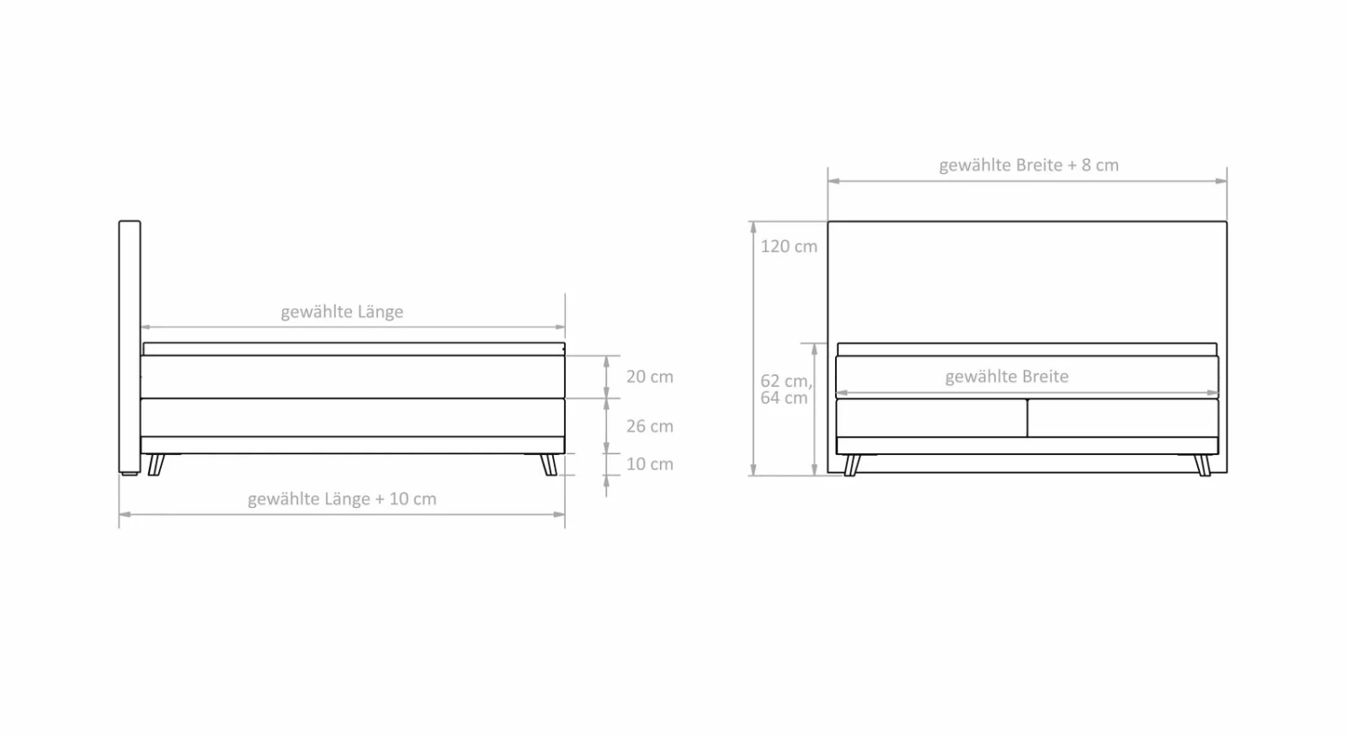 Boxspringbett "Sivar" 6 Boxspringbett "Sivar" – Bild 4