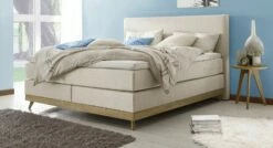 Boxspringbett "Sivar" 12 Boxspringbett "Sivar" -Bettbezüge Verkäufe 2024 boxspringbett sivar webstoff beige