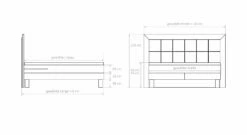 Boxspringbett "Solberg" -Bettbezüge Verkäufe 2024 boxspringbett solberg massgrafik