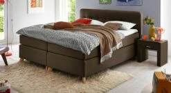 Boxspringbett "Summerford" 30 Boxspringbett "Summerford" -Bettbezüge Verkäufe 2024 boxspringbett summerford braun liegehoehe 66cm