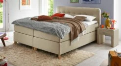 Boxspringbett "Summerford" 28 Boxspringbett "Summerford" -Bettbezüge Verkäufe 2024 boxspringbett summerford natur webstoff bezug