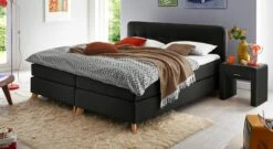 Boxspringbett "Summerford" 35 Boxspringbett "Summerford" -Bettbezüge Verkäufe 2024 boxspringbett summerford schwarz liegehoehe 53cm