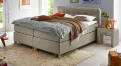 Boxspringbett "Summerford" 32 Boxspringbett "Summerford" -Bettbezüge Verkäufe 2024 boxspringbett summerford taupe webstoff modern