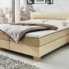 Boxspringbett "Sunshine" -Bettbezüge Verkäufe 2024 boxspringbett sunshine sand natur 53cm