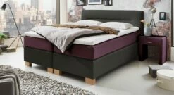 Boxspringbett "Sunshine" -Bettbezüge Verkäufe 2024 boxspringbett sunshine stilvoll 66cm komforthoehe