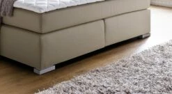 Boxspringbett "Taimea" -Bettbezüge Verkäufe 2024 boxspringbett taimea metallfuesse edelstahl optik