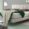 Boxspringbett "Tistran" -Bettbezüge Verkäufe 2024 boxspringbett tistran webstoff hellgrau