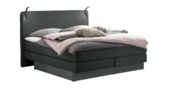 Boxspringbett "Tolomeo" -Bettbezüge Verkäufe 2024 boxspringbett tolomeo bezug anthrazit box anthrazit