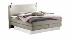 Boxspringbett "Tolomeo" -Bettbezüge Verkäufe 2024 boxspringbett tolomeo bezug beige box weiss