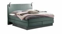 Boxspringbett "Tolomeo" -Bettbezüge Verkäufe 2024 boxspringbett tolomeo bezug blaugrau box anthrazit