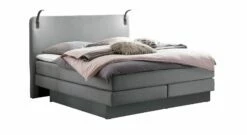 Boxspringbett "Tolomeo" -Bettbezüge Verkäufe 2024 boxspringbett tolomeo bezug weissgrau box anthrazit freisteller orig 3406x1861 685x763