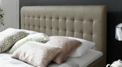 Boxspringbett "Tromello" -Bettbezüge Verkäufe 2024 boxspringbett tromello kopfteil gesteppt