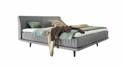 Boxspringbett "Valtor" -Bettbezüge Verkäufe 2024 boxspringbett valtor stoffbezug hellgrau