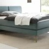 Boxspringbett "Viane" 1 Boxspringbett "Viane" -Bettbezüge Verkäufe 2024 boxspringbett viane stoff blaugrau eichefuesse