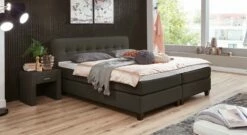 Boxspringbett "Westport" -Bettbezüge Verkäufe 2024 boxspringbett westport anthrazit 53cm liegehoehe