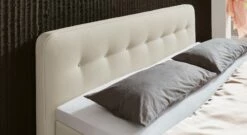 Boxspringbett "Westport" -Bettbezüge Verkäufe 2024 boxspringbett westport kopfteil knopfheftung elegant