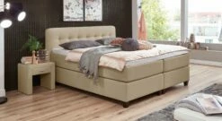 Boxspringbett "Westport" -Bettbezüge Verkäufe 2024 boxspringbett westport natur 66cm liegehoehe