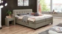 Boxspringbett "Westport" -Bettbezüge Verkäufe 2024 boxspringbett westport taupe 53cm liegehoehe