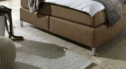 Boxspringbett "Zamora" -Bettbezüge Verkäufe 2024 boxspringbett zamora dezent metall fuesse