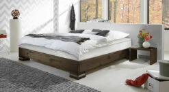 Boxspringliege "Mexiana" -Bettbezüge Verkäufe 2024 boxspringliege mexiana wildeiche coffee komfort gr