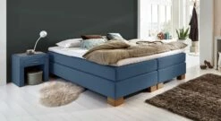 Boxspringliege "Peachland" 28 Boxspringliege "Peachland" -Bettbezüge Verkäufe 2024 boxspringliege peachland liegehoehe 53cm blau