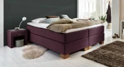 Boxspringliege "Peachland" 33 Boxspringliege "Peachland" -Bettbezüge Verkäufe 2024 boxspringliege peachland liegehoehe 66cm beere