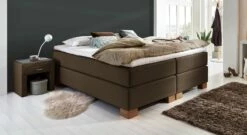 Boxspringliege "Peachland" 39 Boxspringliege "Peachland" -Bettbezüge Verkäufe 2024 boxspringliege peachland liegehoehe 66cm braun