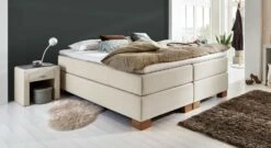 Boxspringliege "Peachland" 35 Boxspringliege "Peachland" -Bettbezüge Verkäufe 2024 boxspringliege peachland liegehoehe 66cm creme
