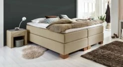 Boxspringliege "Peachland" 37 Boxspringliege "Peachland" -Bettbezüge Verkäufe 2024 boxspringliege peachland liegehoehe 66cm natur