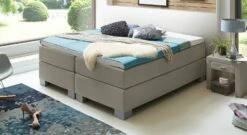 Boxspringliege "Puebla" -Bettbezüge Verkäufe 2024 boxspringliege puebla 66cm webstoff taupe