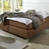 Boxspringliege "Zamora" -Bettbezüge Verkäufe 2024 boxspringliege zamora cognac kunstleder bezug