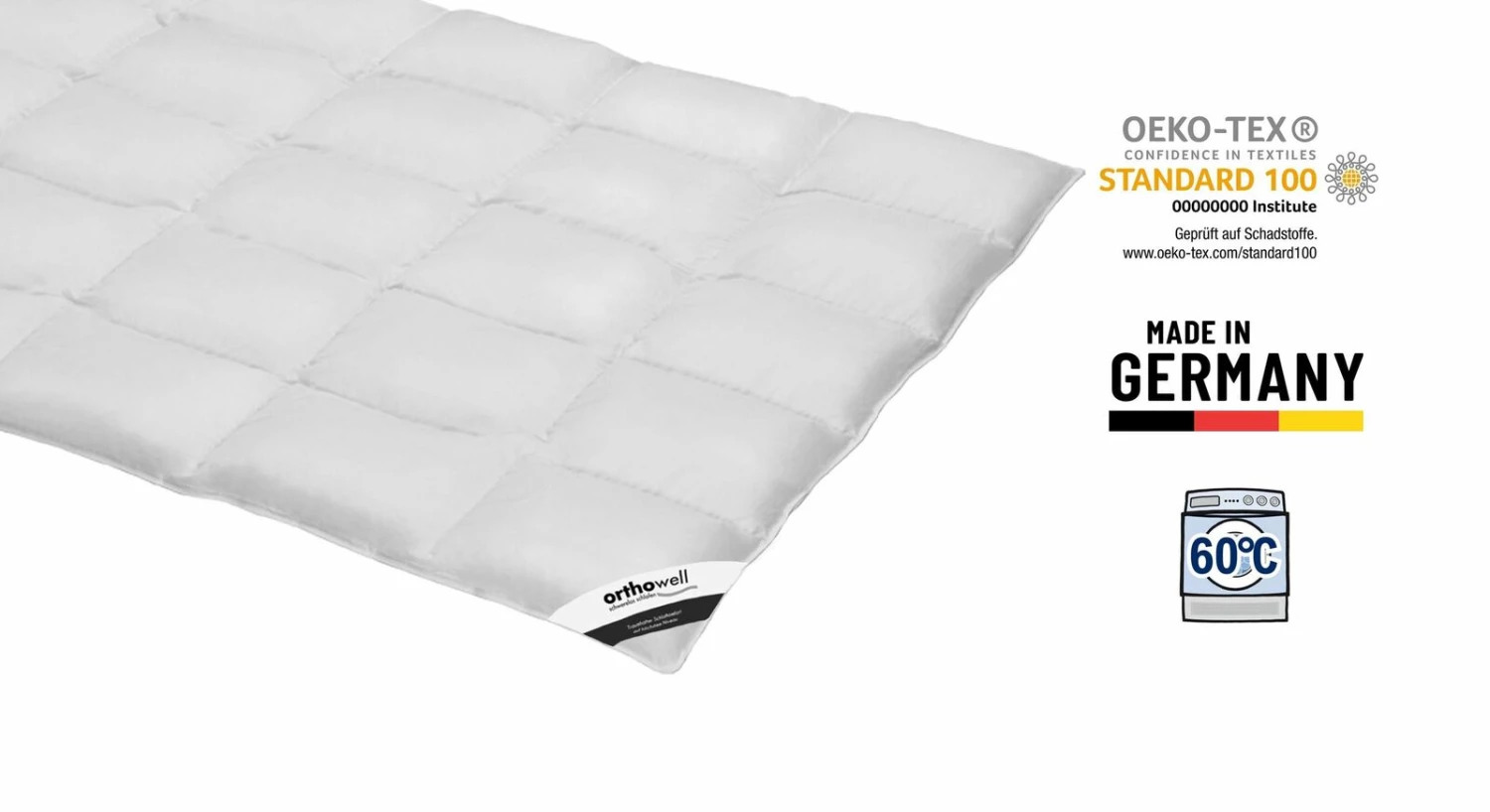 Daunen-Bettdecke "orthowell Standard" Normal 4 Daunen-Bettdecke "orthowell Standard" Normal – Bild 2