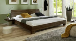 Bett "Lesina" -Bettbezüge Verkäufe 2024 doppelbett lesina buche wengefarben lackiert gr