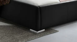 Bett "Lewdown" -Bettbezüge Verkäufe 2024 doppelbett lewdown fuesse chrom modern gr