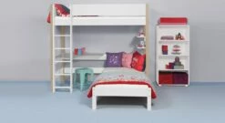 Eck-Etagenbett "Kids Town" -Bettbezüge Verkäufe 2024 eck etagenbett kids town buchenpfosten trendig