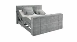 Elektro-Boxspringbett "Skylar" Mit TV-Halterung -Bettbezüge Verkäufe 2024 elektro boxspringbett skylar verstellbar matratze