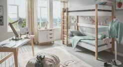 Kommode "Kids Nordic" -Bettbezüge Verkäufe 2024 etagenbett kids nordic girls zwei schlafplaetze