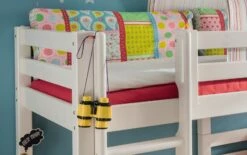 Etagenbett "Kids Paradise" Für Dachschrägen -Bettbezüge Verkäufe 2024 etagenbett kids paradise fuer dachschraegen kindgerecht einstieg