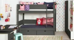 Etagenbett "Kids Town" Color 19 Etagenbett "Kids Town" Color -Bettbezüge Verkäufe 2024 etagenbett kids town anthrazit uni absturzsicherung
