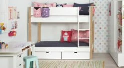 Etagenbett "Kids Town" -Bettbezüge Verkäufe 2024 etagenbett kids town weiss buche