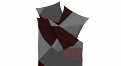 Feinbiber-Bettwäsche "Grafika Rubin" -Bettbezüge Verkäufe 2024 feinbiber bettwaesche grafika rubin grau rose