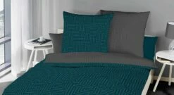 Feinbiber-Bettwäsche "Labirinto Smaragd"