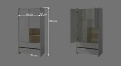 Funktions-Kleiderschrank "Maila" -Bettbezüge Verkäufe 2024 funktions kleiderschrank maila 2 tuerig bemassungs skizze