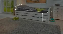 Funktionsbett "3-in-1" -Bettbezüge Verkäufe 2024 funktionsbett 3 in 1 bemassung grafik