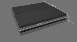 Funktionsbett "3-in-1" -Bettbezüge Verkäufe 2024 funktionsbett 3 in 1 liegeflaeche bemassung grafik